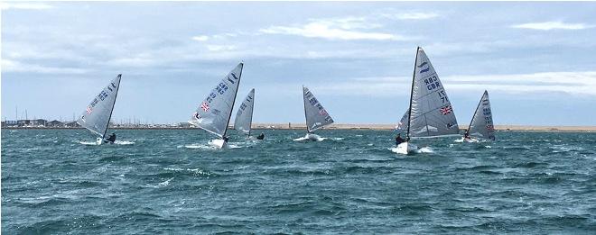 British Finn class takes new youth initiative ahead of U23 Finn Worlds © Ray New